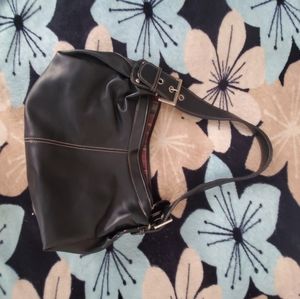 Black handbag